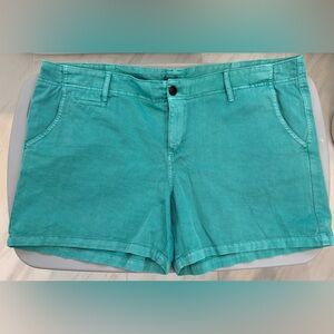 Merona Women’s Teal Shorts 100% Cotton